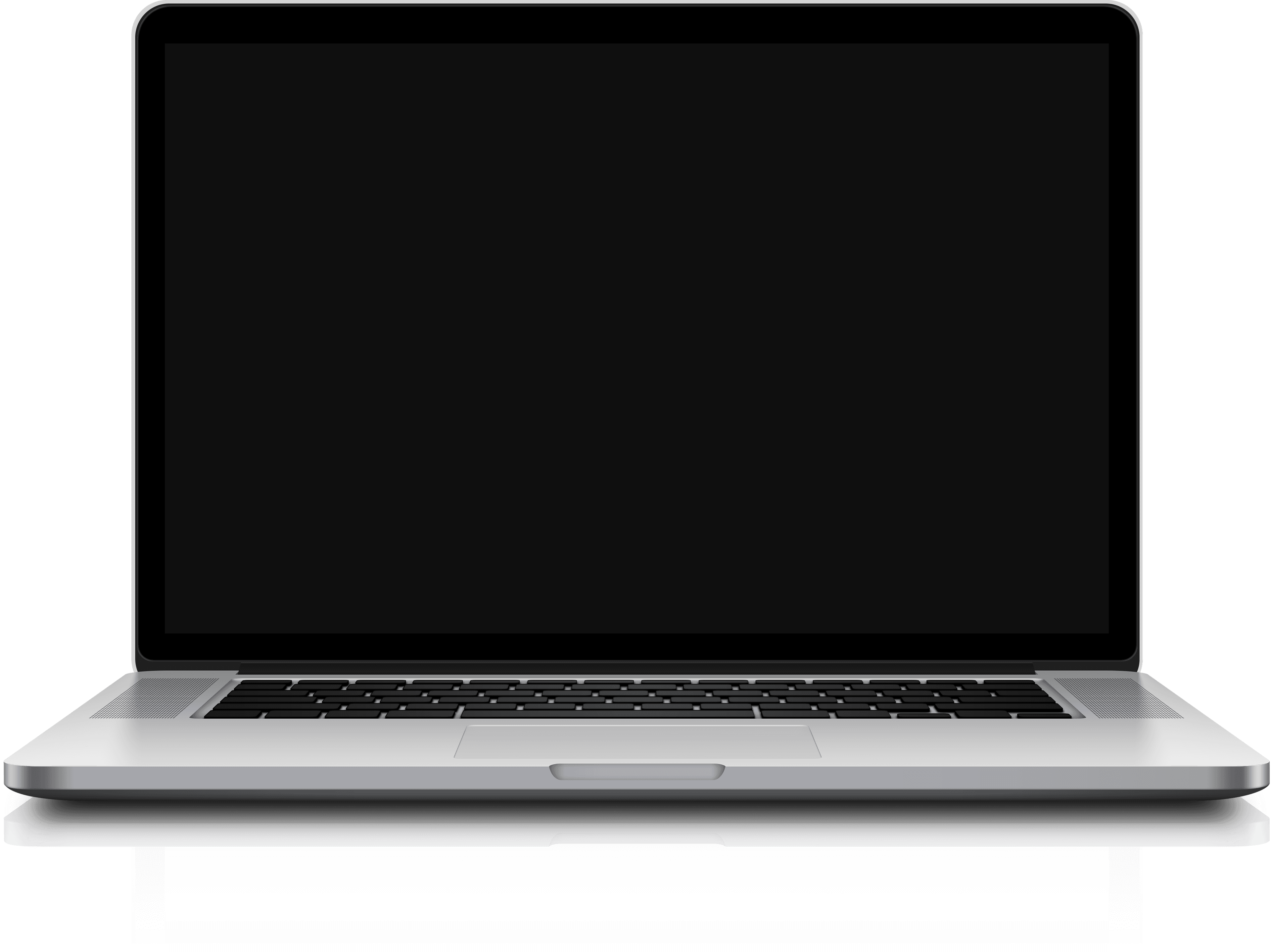 Laptop display frame for project screenshots